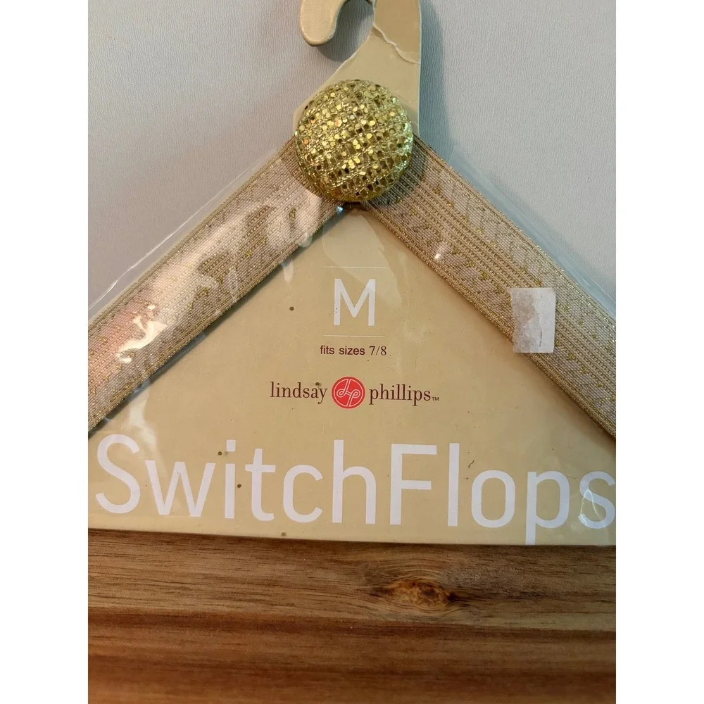Lindsay Phillips Switch Flops Size Medium Kim Strap NEWi